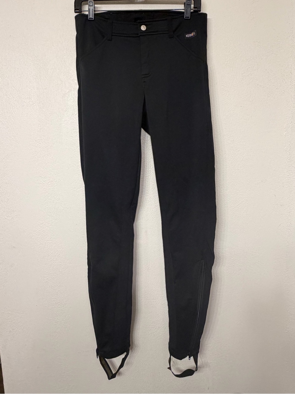 Kerrits Black Riding Breeches with Stirrups Size Medium Equestrian Pants
